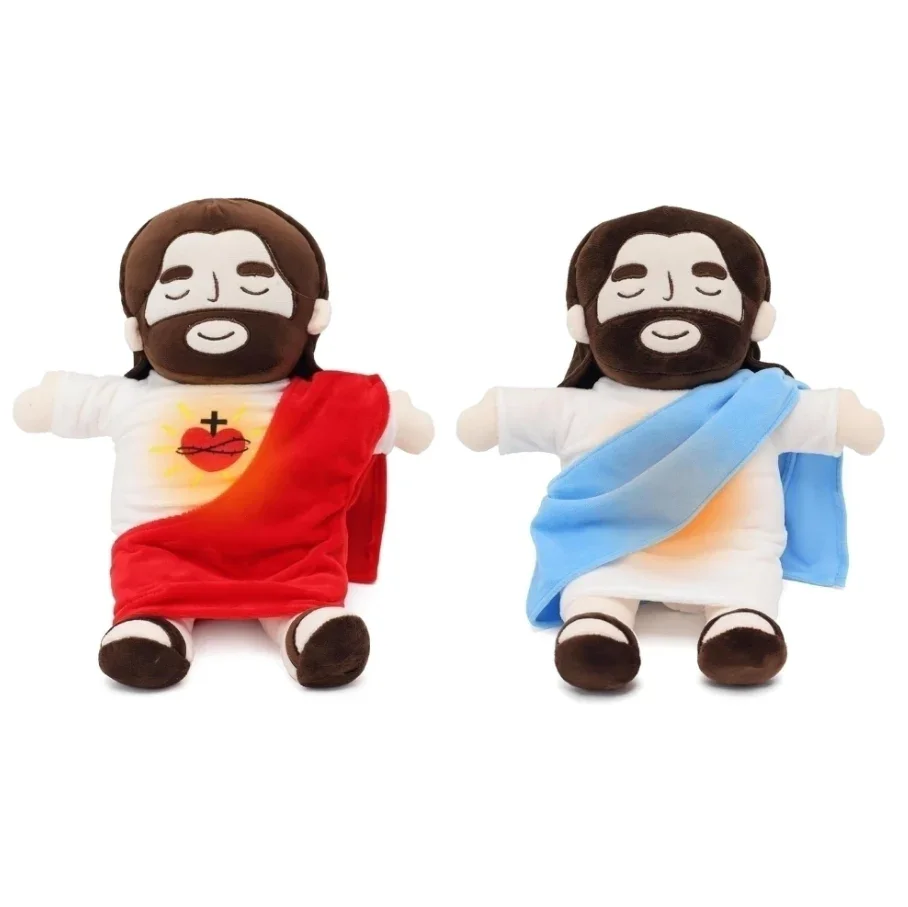 Pelucia Jesus Com Respiração e Luz